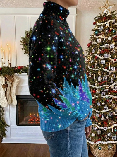 Saraya | Sweter bożonarodzeniowy z gwiazdkowym wzorem