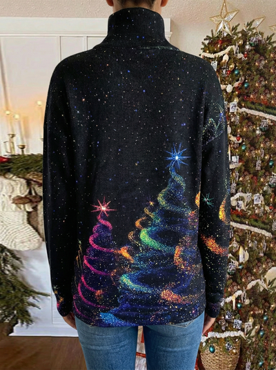 Saraya | Sweter bożonarodzeniowy z gwiazdkowym wzorem